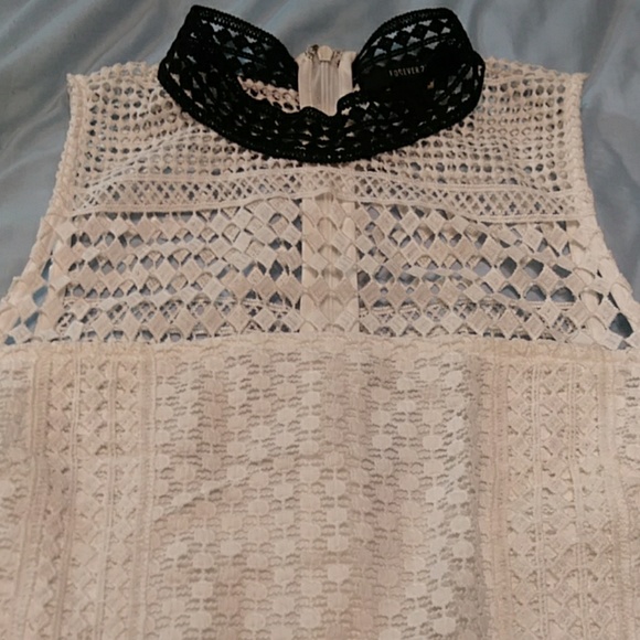 Forever 21 Black & White Sleeveless Dress - Picture 7 of 7